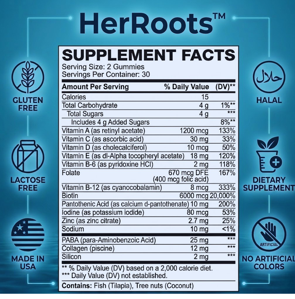 HerRoots™ Beauty Gummies